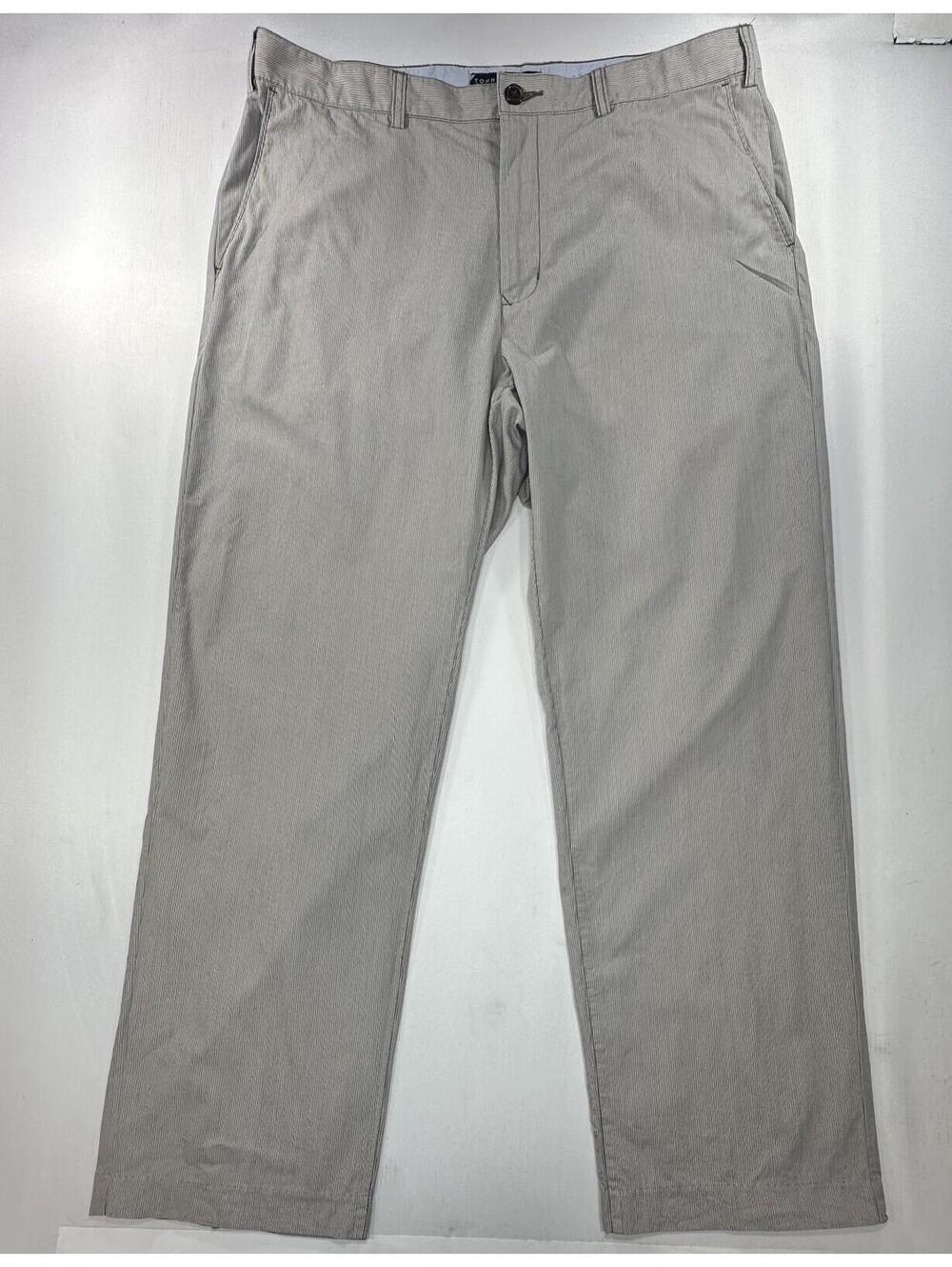 Tommy Hilfiger Vintage Flat Striped Chinos Gray Mens 38/32